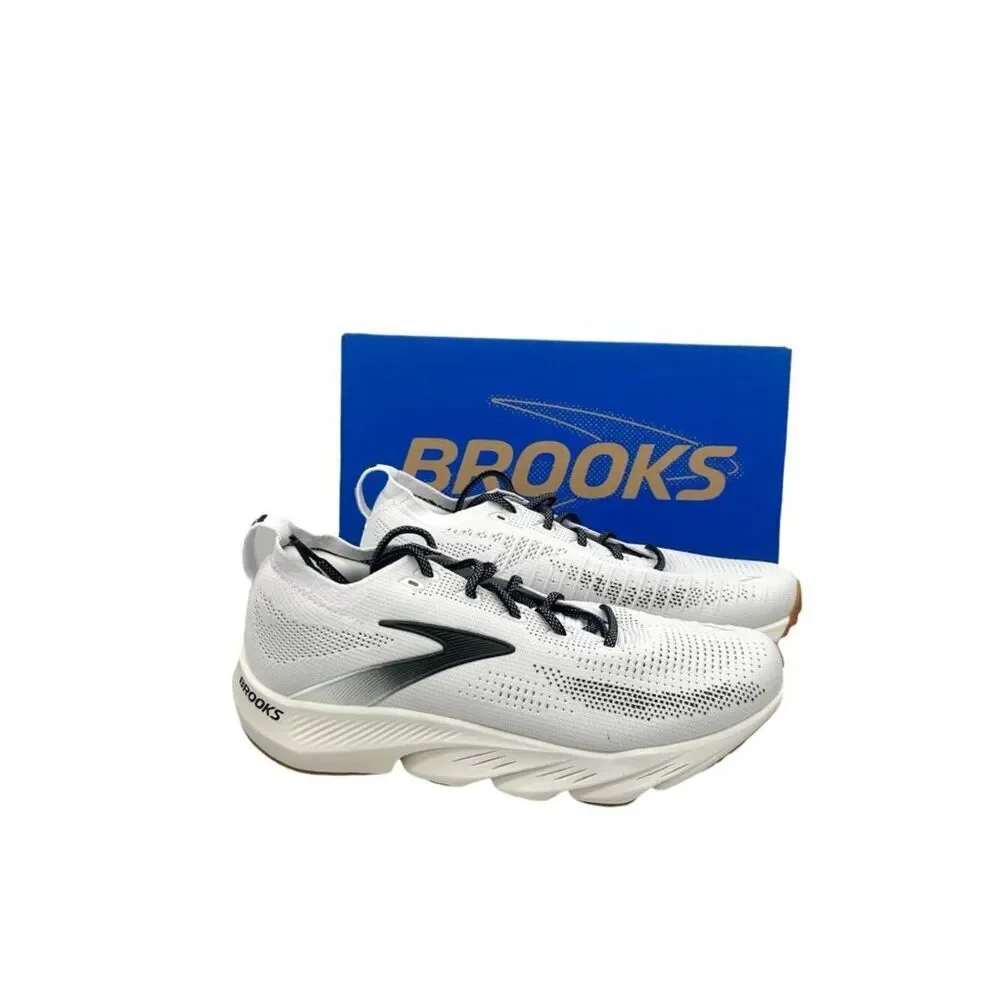 Brooks Glycerin Flex Men’s Size 11.5D Medium Cross Training Shoes White Black
